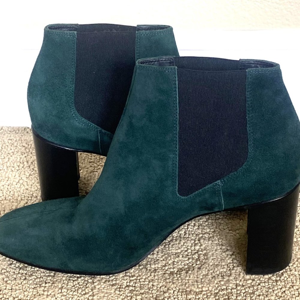Rag & Bone "Aslen" Forest Green Suede Ankle Boots… - image 5